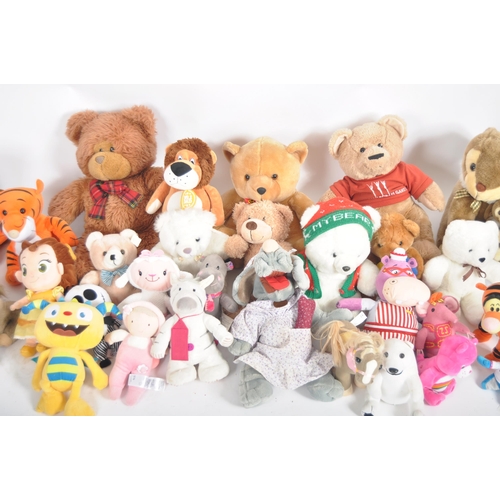 492 - Teddy Bears - a collection of x 36 assorted teddy bears / plush toys to include: Manchester, WmW, R&... 