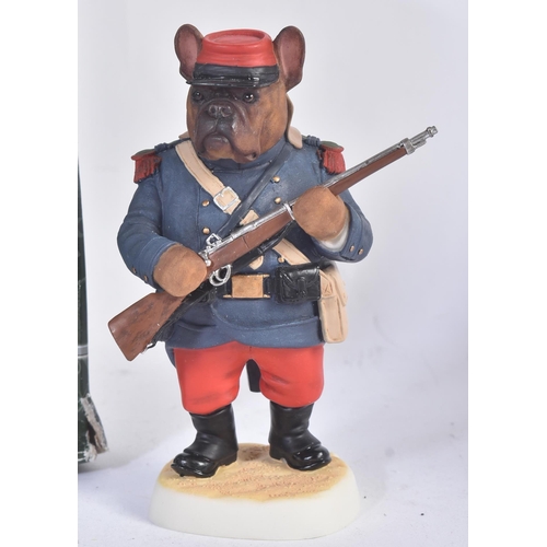 495 - Doggie People - Robert Harrop - DP235B ' Brindle French Bulldog French Foreign Legion ' - Limited Ed... 