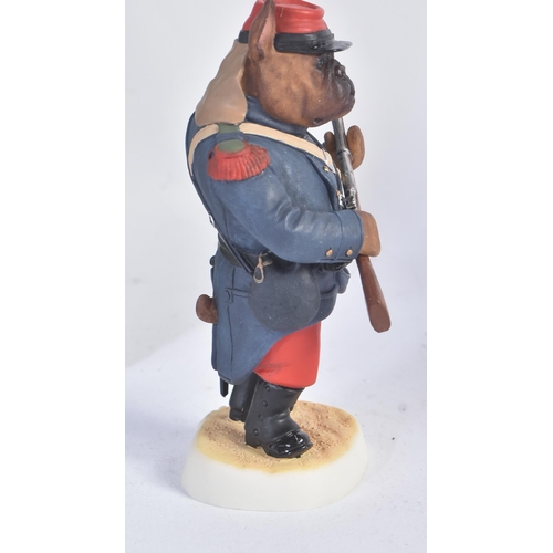 495 - Doggie People - Robert Harrop - DP235B ' Brindle French Bulldog French Foreign Legion ' - Limited Ed... 