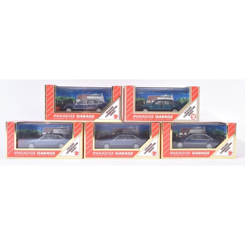 498 - Paradise Garage - 1/43 Scale Precision Diecast - a collection of x5 Australian made Paradie Garage d... 