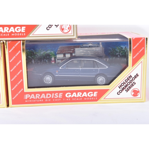 498 - Paradise Garage - 1/43 Scale Precision Diecast - a collection of x5 Australian made Paradie Garage d... 