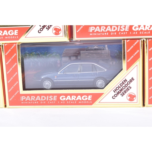 498 - Paradise Garage - 1/43 Scale Precision Diecast - a collection of x5 Australian made Paradie Garage d... 