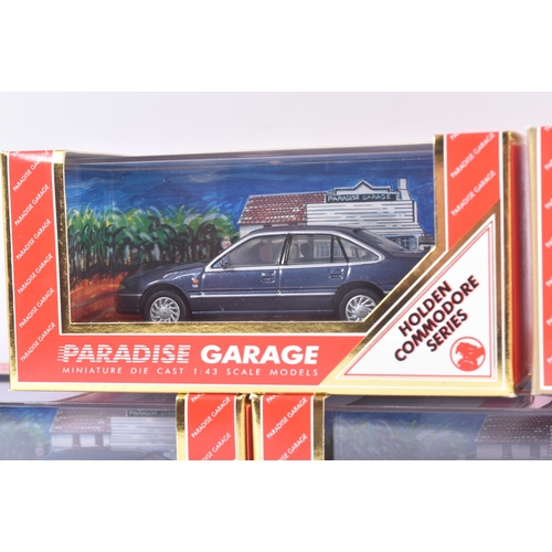 498 - Paradise Garage - 1/43 Scale Precision Diecast - a collection of x5 Australian made Paradie Garage d... 