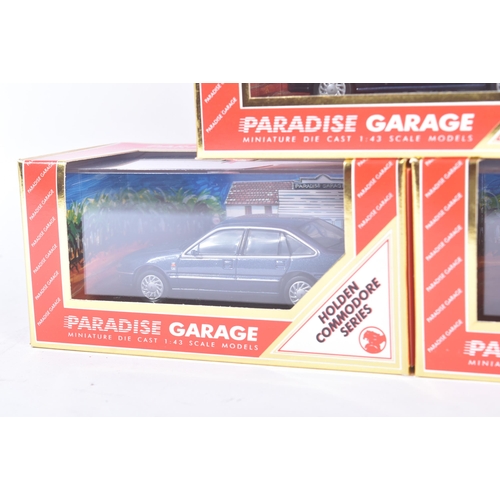 498 - Paradise Garage - 1/43 Scale Precision Diecast - a collection of x5 Australian made Paradie Garage d... 