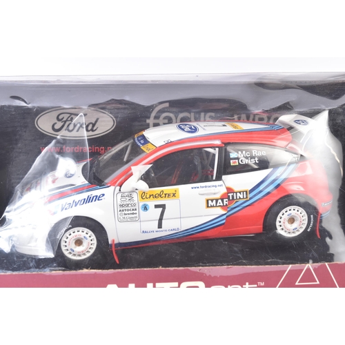 51 - An original Auto Art 1/18 scale boxed diecast model No. 726549 Ford Focus WRC World Rally Championsh... 