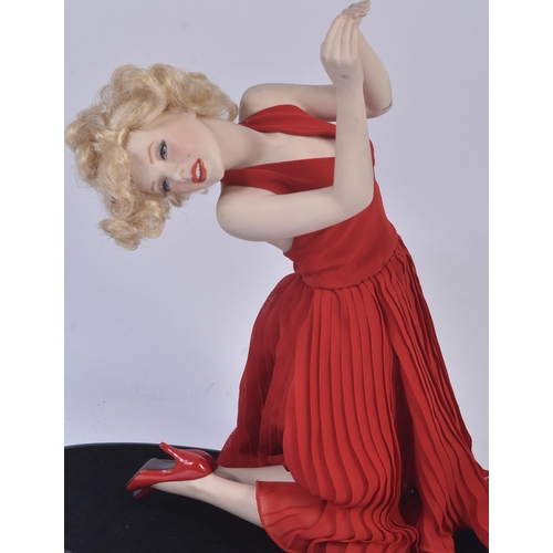 54 - An original Franklin Mint hand painted Marilyn Monroe porcelain doll figurine ' Forever Marilyn '. T... 