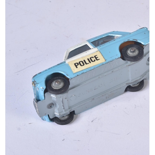 63 - Two original vintage Corgi Toys boxed diecast models comprising; 222 Renault Floride and 506 Police ... 