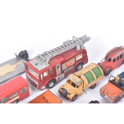 65 - A large collection of assorted vintage Dinky Toys diecast model cars and other vehicles to include; ... 