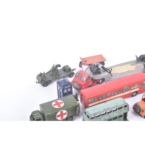 65 - A large collection of assorted vintage Dinky Toys diecast model cars and other vehicles to include; ... 