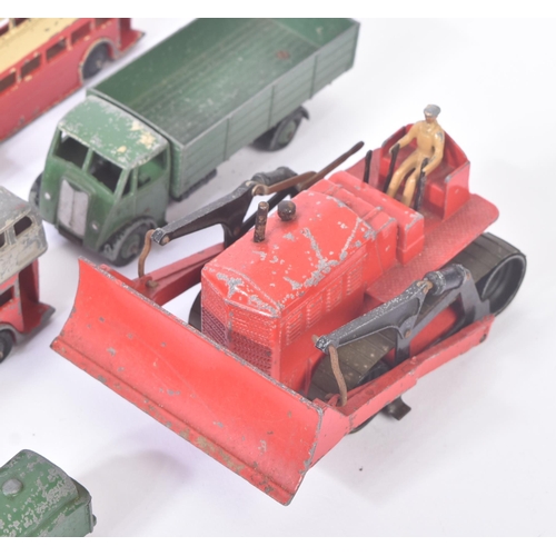 65 - A large collection of assorted vintage Dinky Toys diecast model cars and other vehicles to include; ... 