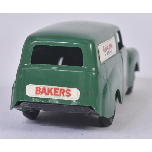 69 - An vintage 1950s Australian Micro Models boxed plastic model of an F.J Holden Van. Green body with b... 