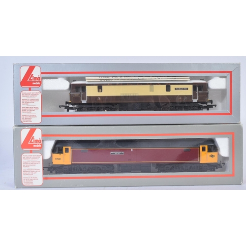 74 - Two Lima made OO gauge model railway diesel trainset locomotives comprising; 205253b Class 47 97561 ... 