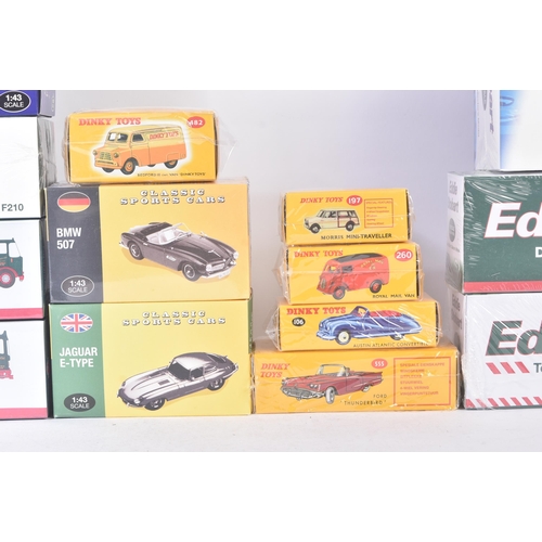 75 - A collection of assorted Atlas Edition boxed diecast models comprising re-issue Dinky Toys, Eddie St... 