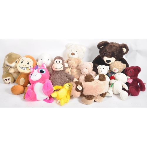 78 - Teddy Bears - a collection of x 16  assorted teddy bears / plush toys to include: HB Leisure, Powder... 