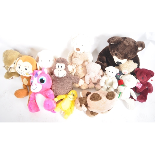 78 - Teddy Bears - a collection of x 16  assorted teddy bears / plush toys to include: HB Leisure, Powder... 