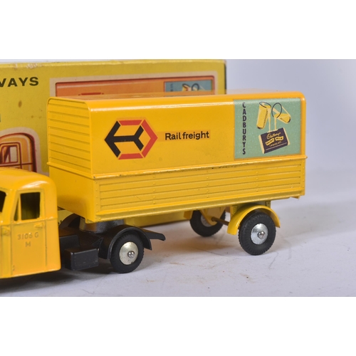 82 - An original vintage Budgie Models boxed diecast model No. 238 British Railways Delivery Van. Yellow ... 