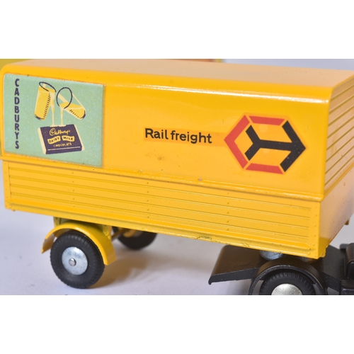 82 - An original vintage Budgie Models boxed diecast model No. 238 British Railways Delivery Van. Yellow ... 