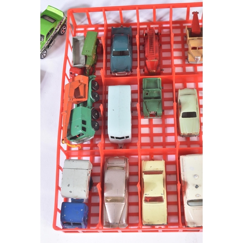 85 - A collection of assorted vintage loose diecast model cars, largely Mattel made Hot Wheels along with... 