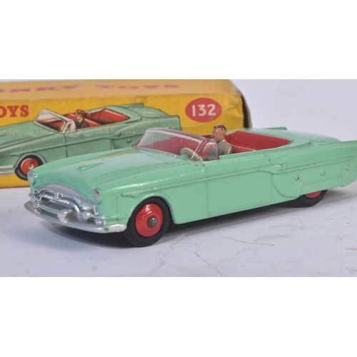 86 - An original vintage Dinky Toys boxed diecast model No. 132 Packard Convertible. The model with mint ... 