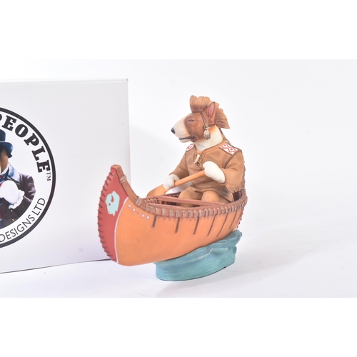 9 - Doggie People - Robert Harrop - DPWR20 Red Bull Terrier Blue Buffalo Tribe - Limited Edition To 75. ... 