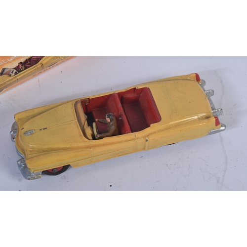 91 - An original vintage Dinky Toys boxed diecast model No. 131 Cadillac Tourer. The model with yellow bo... 