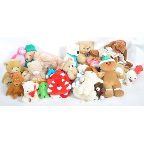 84 - Teddy Bears - a collection of x 20 assorted teddy bears / plush toys to include: Wrinkles, Animal Al... 