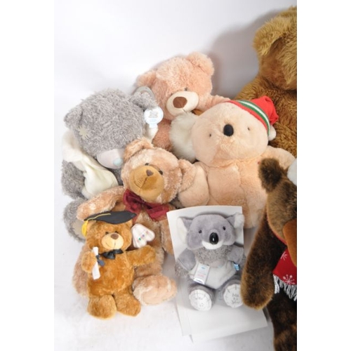 90 - Teddy Bears - a collection of x 14 assorted teddy bears / plush toys to include: Chilly, Me to You, ... 