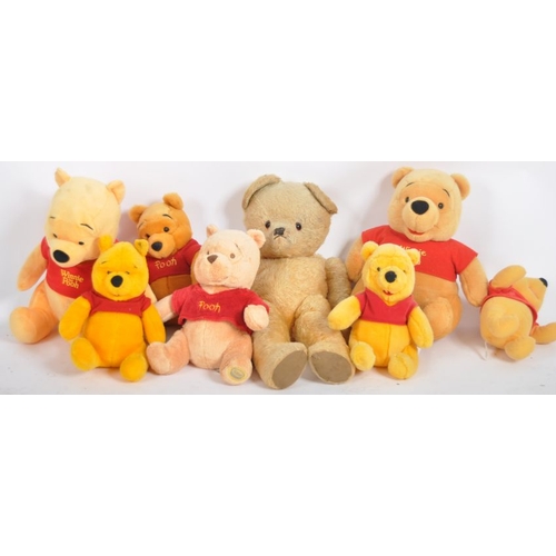 99 - Teddy Bears - a collection of x 8 assorted teddy bears / plush toys. 7 x Disney Winnie the Pooh bear... 