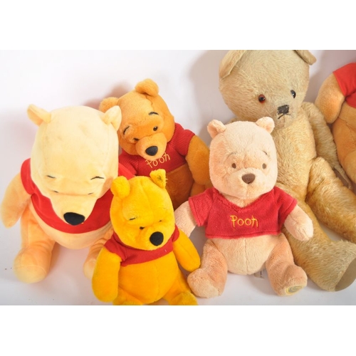 99 - Teddy Bears - a collection of x 8 assorted teddy bears / plush toys. 7 x Disney Winnie the Pooh bear... 