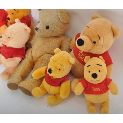 99 - Teddy Bears - a collection of x 8 assorted teddy bears / plush toys. 7 x Disney Winnie the Pooh bear... 