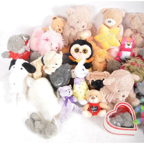 106 - Teddy Bears - a collection of x 45 assorted teddy bears / plush toys to include: MGL, Card Factory, ... 