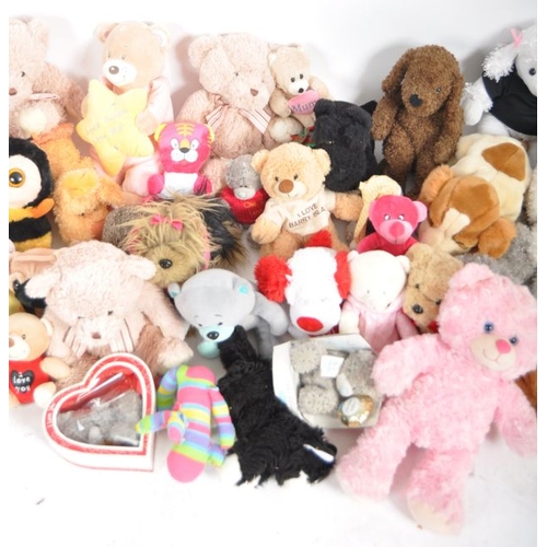 106 - Teddy Bears - a collection of x 45 assorted teddy bears / plush toys to include: MGL, Card Factory, ... 