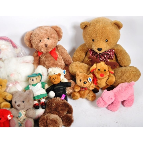 117 - Teddy Bears - a collection of x 25 assorted teddy bears / plush toys to include: Fiesta, Cuddles Tim... 