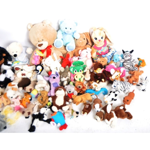 119 - Teddy Bears - a collection of 75 x assorted teddy bears / plush toys to include: TY, Huggables, Suma... 