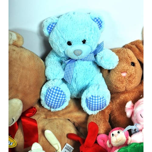 119 - Teddy Bears - a collection of 75 x assorted teddy bears / plush toys to include: TY, Huggables, Suma... 