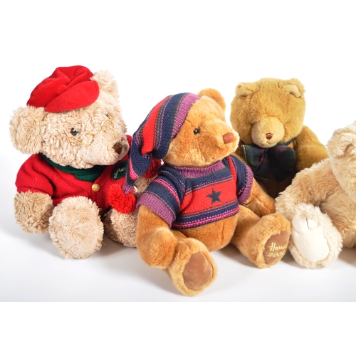 248 - Teddy Bears - a collection of x 7 assorted teddy bears / plush toys to include: Harrods, Makro and K... 