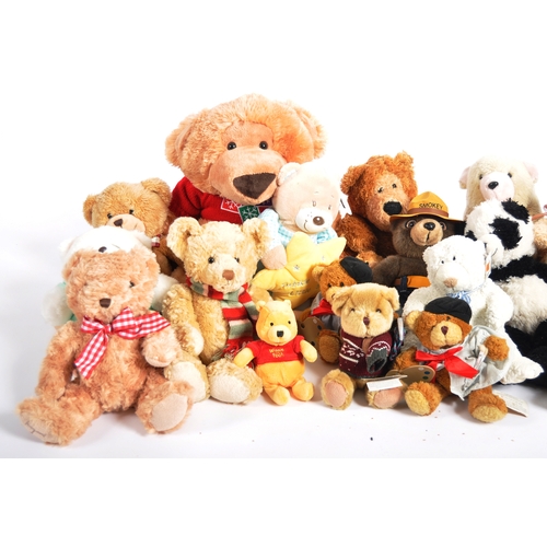 260 - Teddy Bears - a collection of x 18 assorted teddy bears / plush toys to include: Chad Valley, Keel, ... 