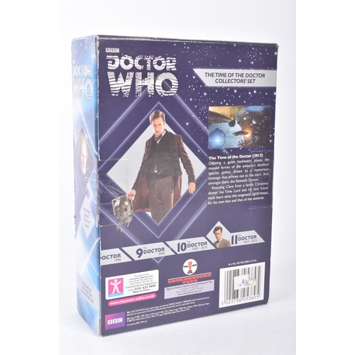 513 - Doctor Who - Underground Toys - a 'Time Of The Doctor Collectors' Set ' boxed action figure set. Fac... 