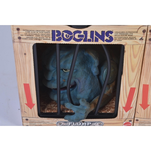 524 - Two vintage 1980s Mattel made ' Boglins ' action figure puppets comprising Flurp and Plunk. The figu... 