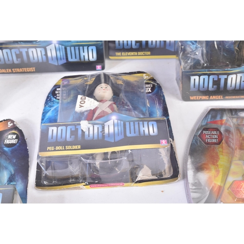 537 - Doctor Who - a collection of x10 assorted Character Options made carded Dr Who action figures from v... 