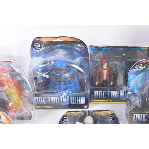 537 - Doctor Who - a collection of x10 assorted Character Options made carded Dr Who action figures from v... 