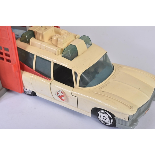 544 - The Real Ghostbusters - an original 1980s Kenner made Fire House Headquarters, Ecto-1 vehicle and x6... 