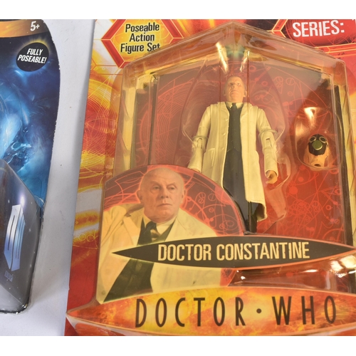 547 - Doctor Who - a collection of x10 assorted Character Options made carded Dr Who action figures from v... 