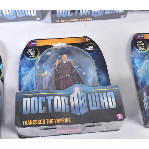 547 - Doctor Who - a collection of x10 assorted Character Options made carded Dr Who action figures from v... 