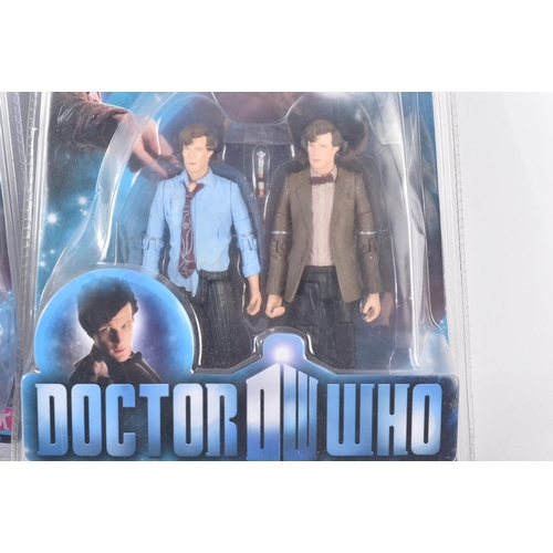 559 - Doctor Who - Character Options - x2 ' The Eleventh Doctor's Crash Set ' twin action figures. Both fa... 