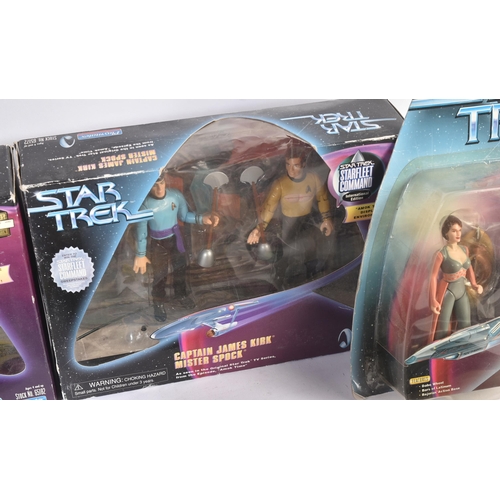 568 - Star Trek - Playmates - a collection of assorted Star Trek Playmates made action figures and playset... 