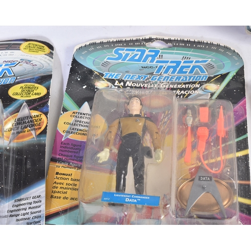 568 - Star Trek - Playmates - a collection of assorted Star Trek Playmates made action figures and playset... 