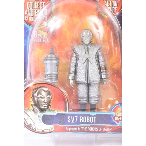 629 - Doctor Who - Character Options - x2 ' Robots Of Death ' Fourth Dr boxed action figures ' D84 Robot '... 