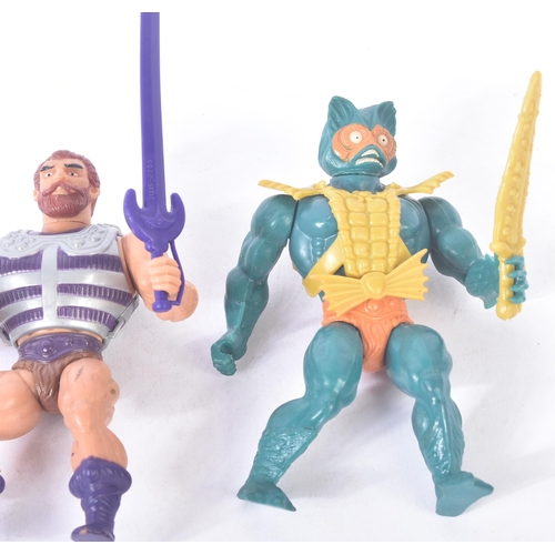 636 - Masters Of The Universe - three vintage 1980s Mattel made He-Man / Masters Of The Universe MOTU acti... 