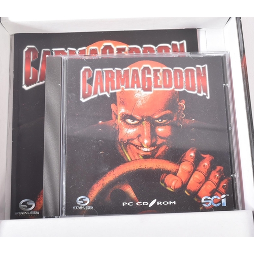 660 - Retro Gaming - a vintage 1990s (1997) Stainless Games Ltd Big Box PC CD ROM video game Carmageddon. ... 